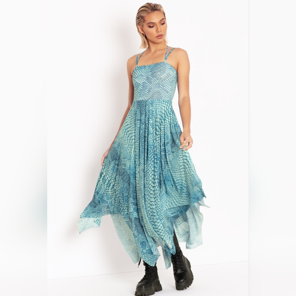 Blackmilk Sea serpent Handkerchief Dress - LIMITED